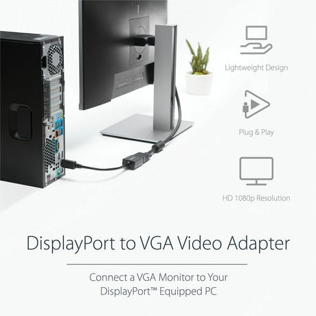 StarTech.com DisplayPort to VGA Video Adapter Converter — DP2VGA2