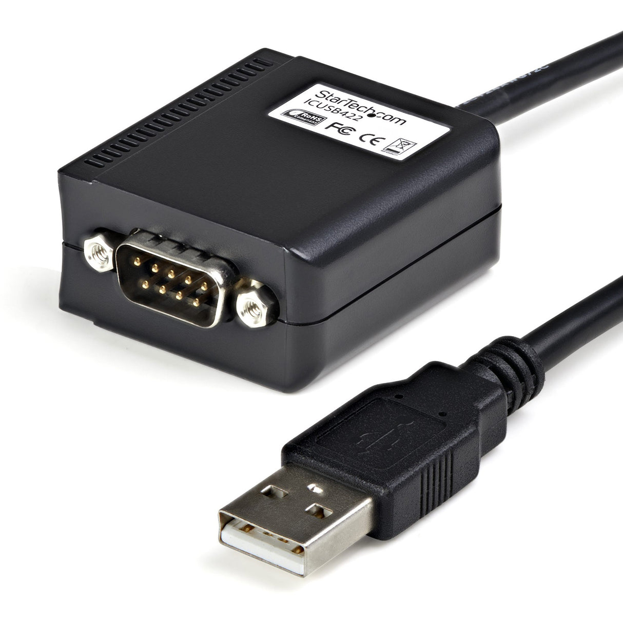StarTech.com 6ft (1.8m) 1-Port Professional RS422/485 USB Serial Cable Adapter with COM Retention, USB to RS422 Adapter - TAA — ICUSB422