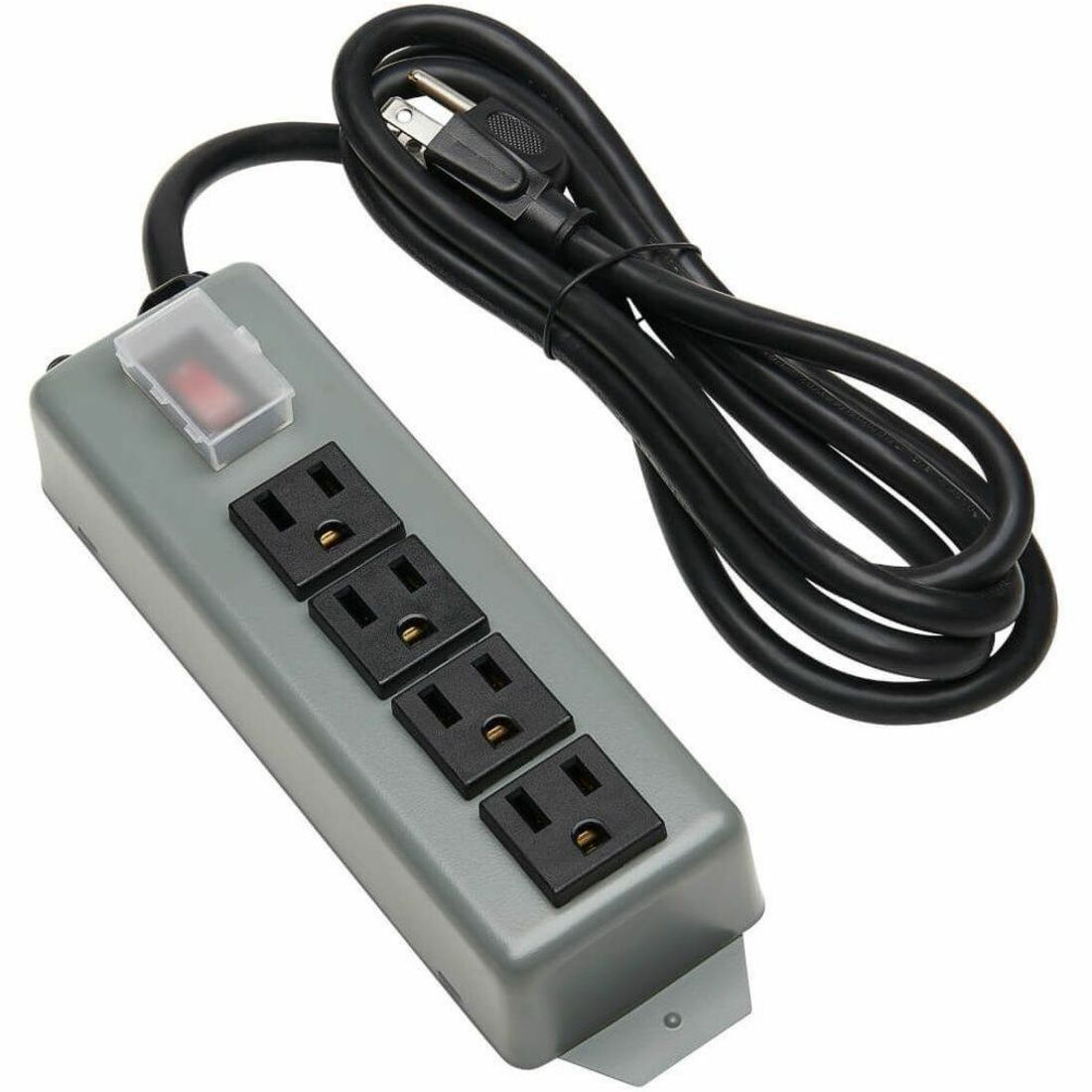 Eaton Tripp Lite Series Industrial Power Strip, 4-Outlet, 6 ft. (1.8 m) Cord, Locking Switch Cover — UL603CB-6