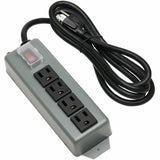 Eaton Tripp Lite Series Industrial Power Strip, 4-Outlet, 6 ft. (1.8 m) Cord, Locking Switch Cover — UL603CB-6