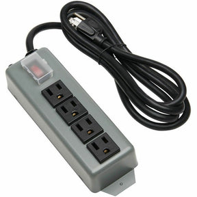 Eaton Tripp Lite Series Industrial Power Strip, 4-Outlet, 6 ft. (1.8 m) Cord, Locking Switch Cover — UL603CB-6