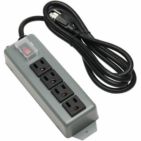 Eaton Tripp Lite Series Industrial Power Strip, 4-Outlet, 6 ft. (1.8 m) Cord, Locking Switch Cover — UL603CB-6