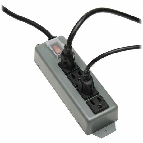 Eaton Tripp Lite Series Industrial Power Strip, 4-Outlet, 6 ft. (1.8 m) Cord, Locking Switch Cover — UL603CB-6