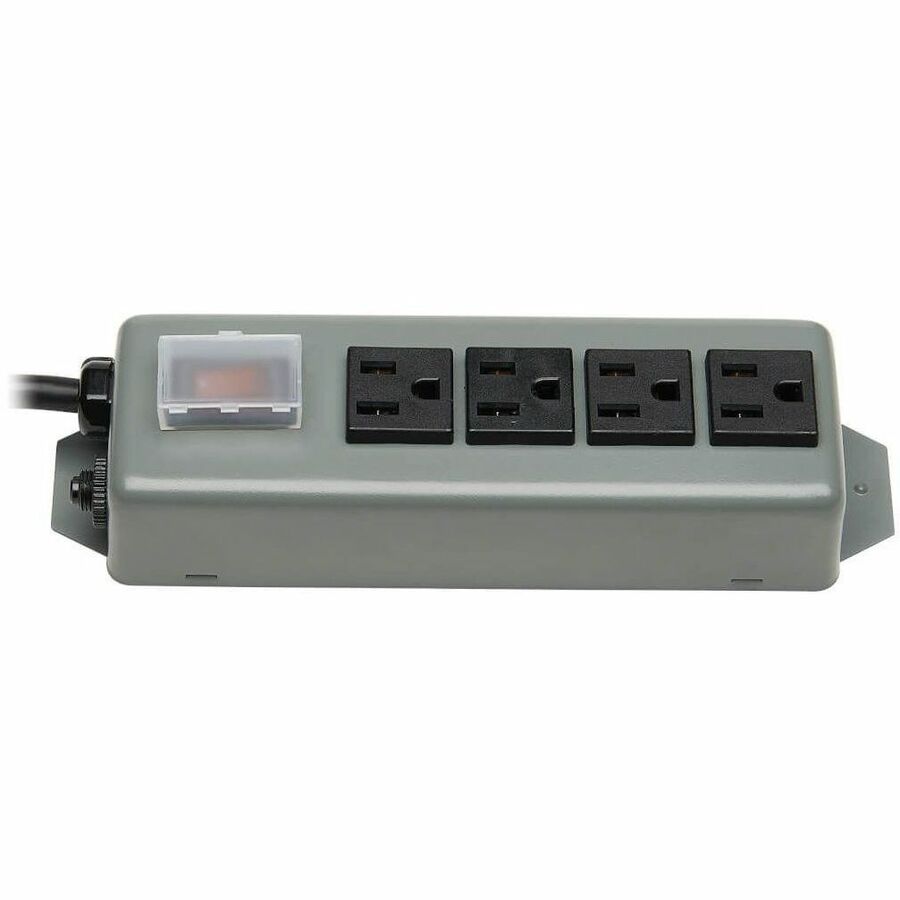 Eaton Tripp Lite Series Industrial Power Strip, 4-Outlet, 6 ft. (1.8 m) Cord, Locking Switch Cover — UL603CB-6
