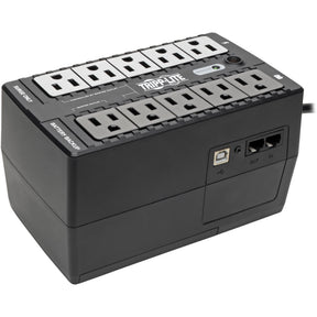 Eaton Tripp Lite Series 550VA 300W Standby UPS - 10 NEMA 5-15R Outlets, 120V, 50/60 Hz, 5-15P Plug, ENERGY STAR, Desktop/Wall — ECO550UPS