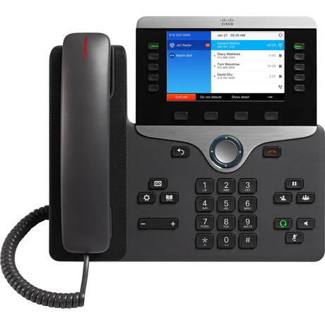 Cisco 8841 IP Phone - Corded - Corded - Wall Mountable - Charcoal — CP-8841-K9=