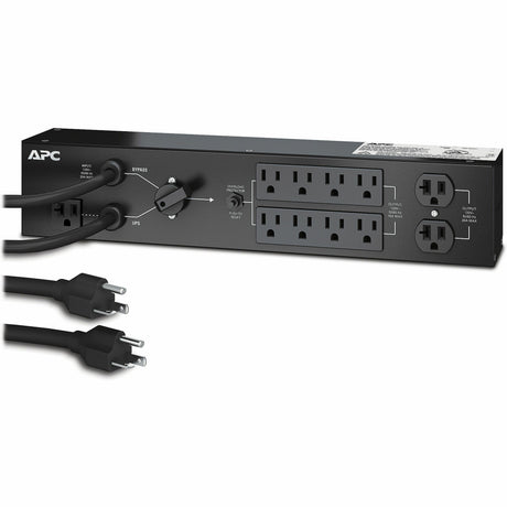 APC SERVICE BYPASS PDU, 120V 20AMP W/ (8) NEMA 5-15R AND (2) 5-20R — SBP2200RM