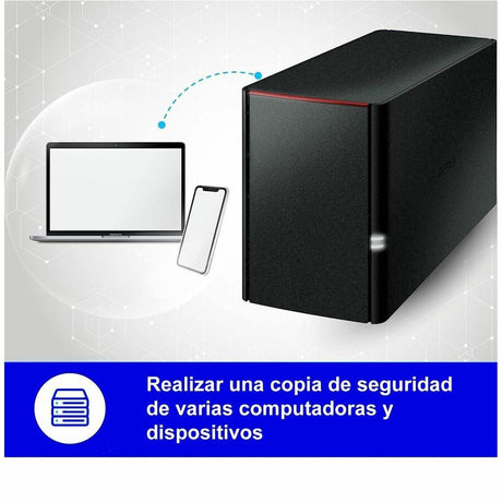 LinkStation 220 8TB Personal Cloud Storage with Hard Drives Included — LS220D0802