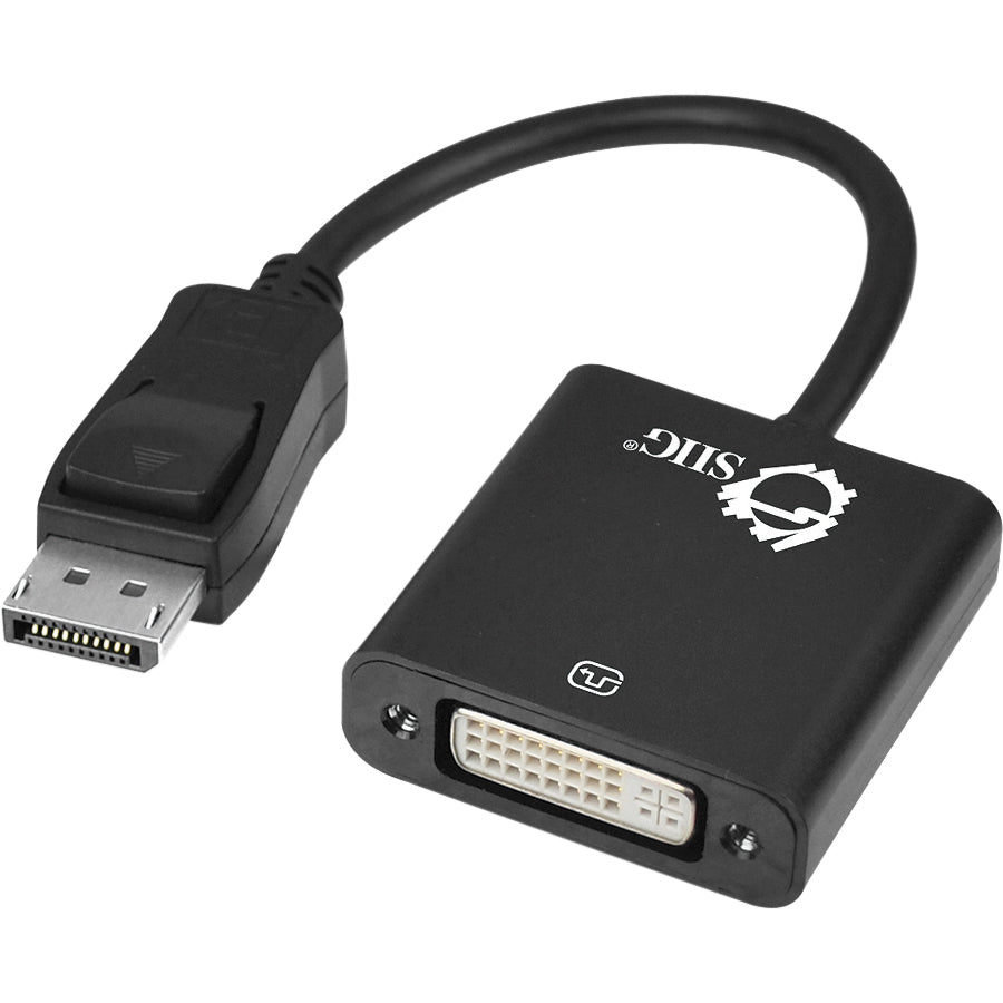 SIIG DisplayPort to DVI Adapter Converter — CB-DP0P11-S1