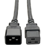Eaton Tripp Lite Series Power Extension Cord, C19 to C20 - Heavy-Duty, 20A, 250V, 12 AWG, 2 ft. (0.61 m), Black — P036-002