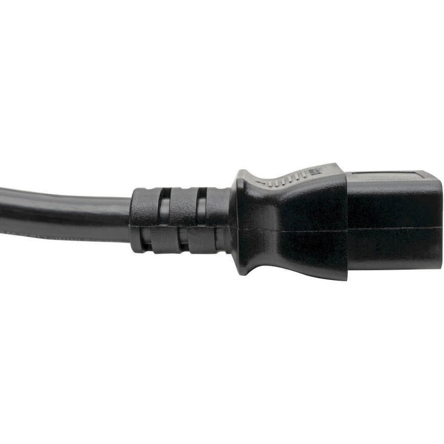 Eaton Tripp Lite Series Power Extension Cord, C19 to C20 - Heavy-Duty, 20A, 250V, 12 AWG, 2 ft. (0.61 m), Black — P036-002