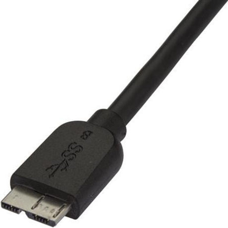 StarTech.com 15cm (6in) Short Slim SuperSpeed USB 3.0 (5Gbps) A to Micro B Cable - M/M — USB3AUB15CMS