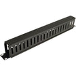 Eaton Tripp Lite Series SmartRack 1U Horizontal Cable Manager - Finger duct with cover — SRCABLEDUCT1U