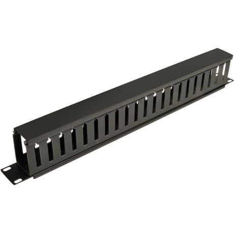 Eaton Tripp Lite Series SmartRack 1U Horizontal Cable Manager - Finger duct with cover — SRCABLEDUCT1U