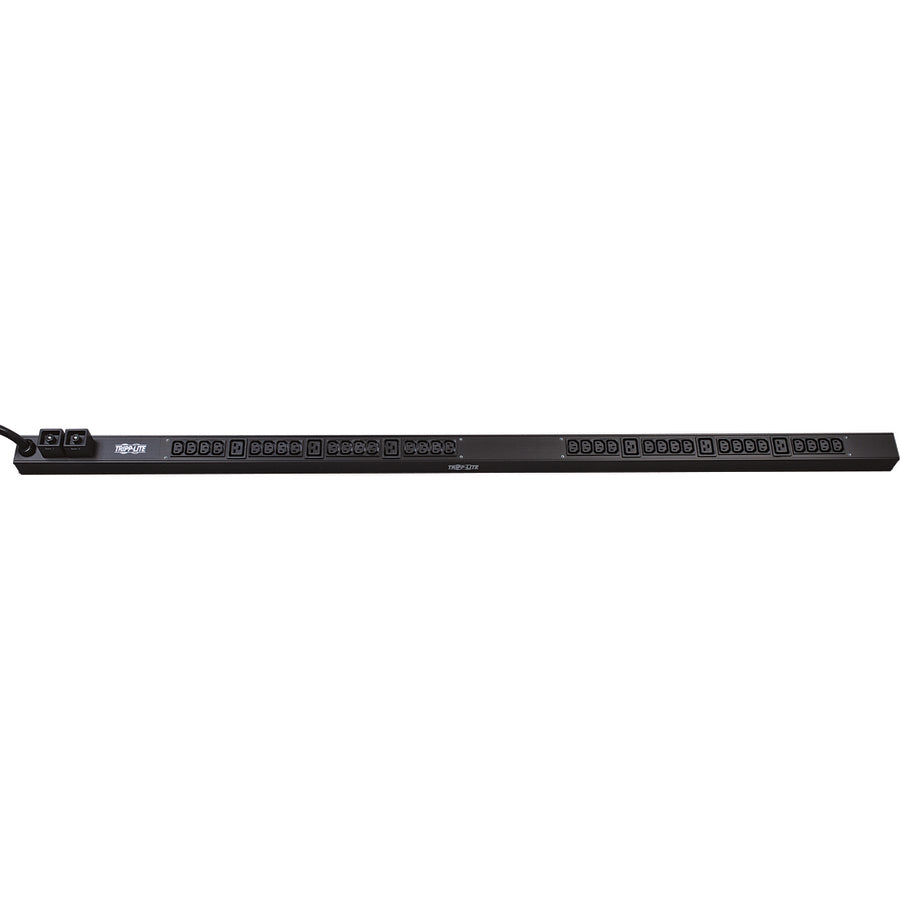 Eaton Tripp Lite Series 5.5kW Single-Phase 208/230V Basic PDU, 38 Outlets (32 C13 and 6 C19), NEMA L6-30P Input, 10 ft. (3.05 m) Cord, 0U Vertical — PDUV30HV