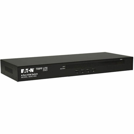 Eaton Tripp Lite Series 4-Port 1U Rack-Mount USB/PS2 KVM Switch with On-Screen Display — B042-004