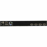 Eaton Tripp Lite Series 4-Port 1U Rack-Mount USB/PS2 KVM Switch with On-Screen Display — B042-004