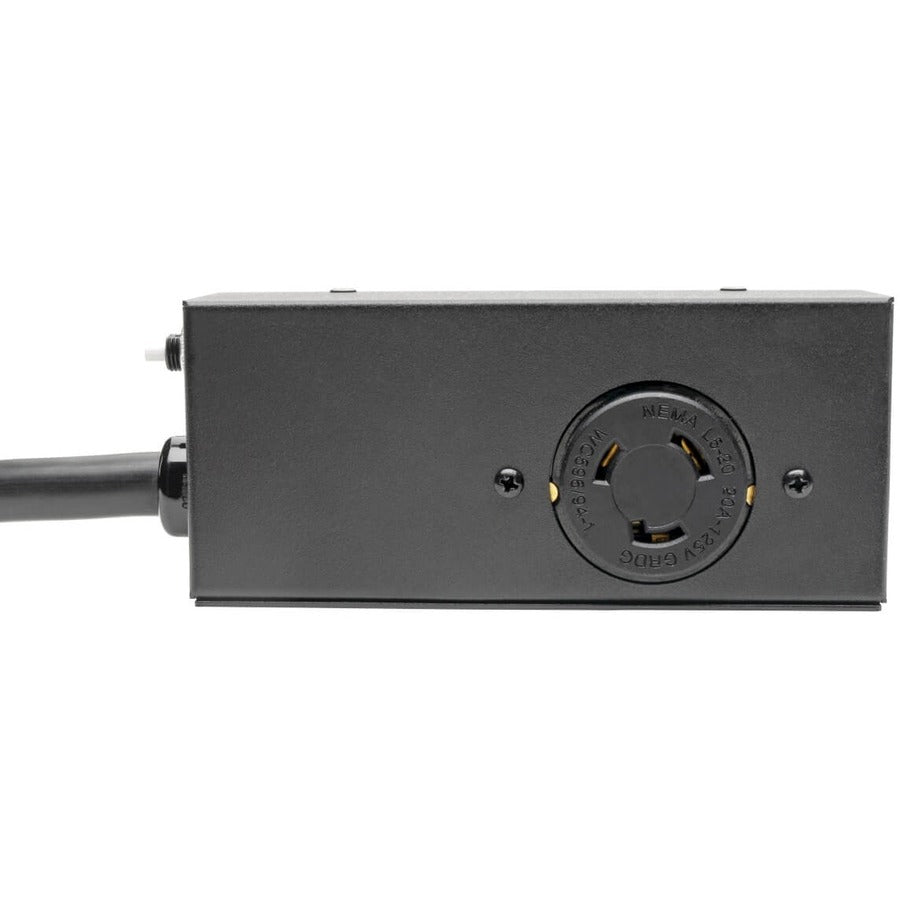 Eaton Tripp Lite Series Power Extension Cord, NEMA L5-30P to NEMA L5-20R Extension Cord with Breaker - 20A, 120V, 10 AWG, 2 ft. (0.61 m), Black — P043-002