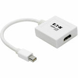 Eaton Tripp Lite Series Mini DisplayPort to HDMI Adapter Cable (M/F), 6 in. (15.2 cm), TAA — P137-06N-HDMI