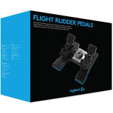 Saitek Flight Rudder Pedals Professional Simulation Rudder Pedals with Toe Brake — 945-000024