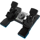 Saitek Flight Rudder Pedals Professional Simulation Rudder Pedals with Toe Brake — 945-000024