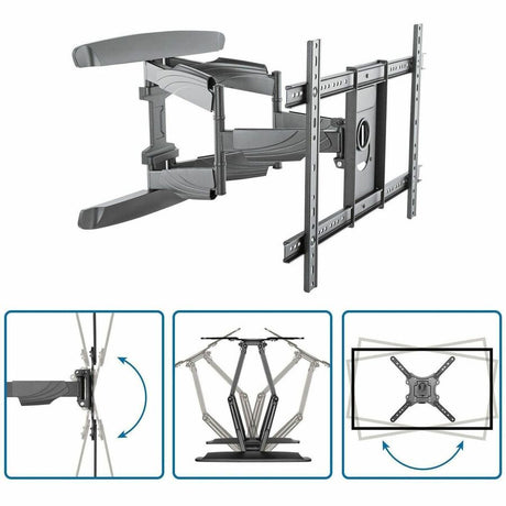 StarTech.com TV Wall Mount for up to 70 inch VESA Displays - Heavy Duty Full Motion Universal TV Wall Mount Bracket - Articulating Arm — FPWARTB2