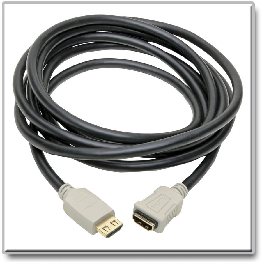 Eaton Tripp Lite Series High-Speed HDMI Extension Cable (M/F) - 4K 60 Hz, HDR, 4:4:4, Gripping Connector, 10 ft. — P569-010-2B-MF