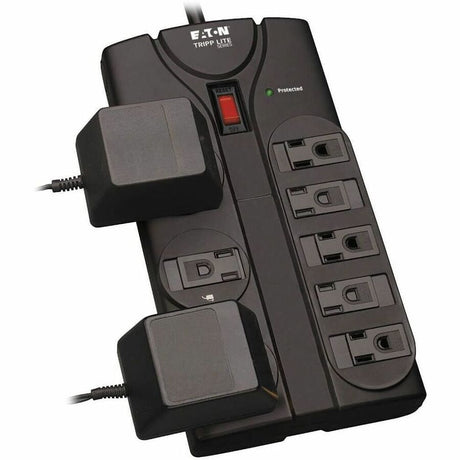 Eaton Tripp Lite Series Protect It! 8-Outlet Surge Protector, 8 ft. (2.43 m) Cord, 1440 Joules, Black Housing — TLP808B