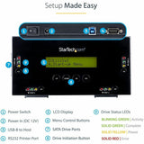 StarTech.com 4 Bay SSD/HDD Hard Drive Eraser, 2.5/3.5" SATA, Standalone Wiper, Disk Sanitizer, Hardware Wiper Erasing Tool, NIST/DOD/TAA — SATERASER4