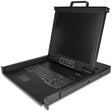 StarTech.com Rackmount KVM Console - 1U 17" LCD Monitor Single Port VGA KVM Server Rack Drawer includes Cables & Hardware - USB Support — RKCONS1701