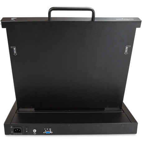 StarTech.com Rackmount KVM Console - 1U 17" LCD Monitor Single Port VGA KVM Server Rack Drawer includes Cables & Hardware - USB Support — RKCONS1701