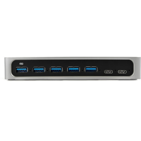 StarTech.com 7 Port USB C Hub with Fast Charge - 5x USB-A & 2x USB-C (USB 3.0 SuperSpeed 5Gbps) - USB 3.2 Gen 1 Adapter Hub - Self Powered — HB30C5A2CSC
