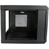 StarTech.com 2-Post 6U Wall Mount Network Cabinet, 19" Wall-Mounted Server Rack for Data / IT Equipment, Small Lockable Rack Enclosure — RK616WALM