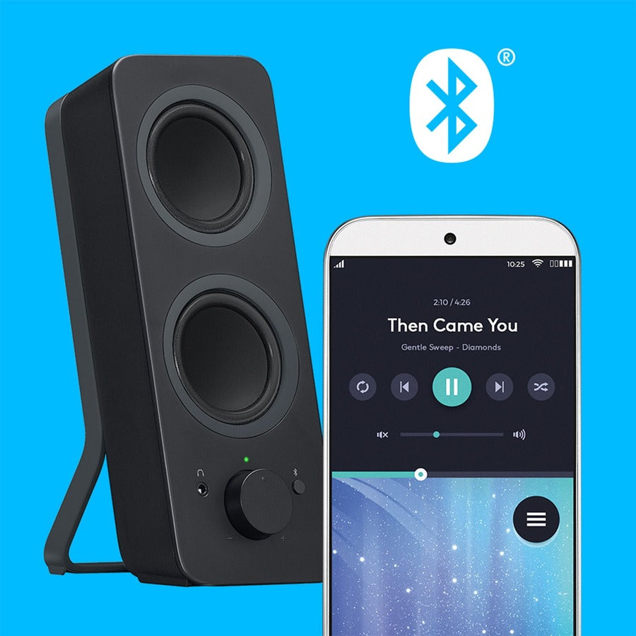 Logitech Z207 Bluetooth Speaker System - 5 W RMS - Black — 980-001294