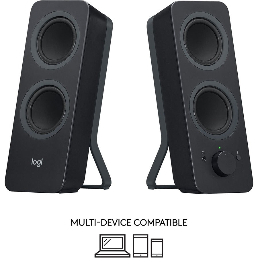 Logitech Z207 Bluetooth Speaker System - 5 W RMS - Black — 980-001294