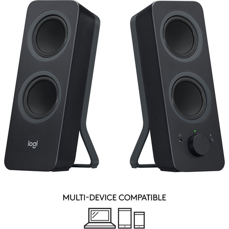 Logitech Z207 Bluetooth Speaker System - 5 W RMS - Black — 980-001294