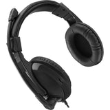 Adesso Xtream H5 - 3.5mm Stereo Headset with Microphone - Noise Cancelling - Wired- Lightweight — Xtream H5