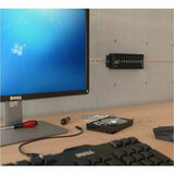 StarTech.com 10 Port Industrial USB 3.0 Hub - ESD and Surge Protection - DIN Rail or Surface-Mountable Metal Housing — ST1030USBM