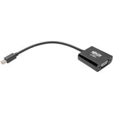 Eaton Tripp Lite Series Keyspan Mini DisplayPort to Active VGA Adapter, Video Converter (M/F), Black, 6-in. (15.24 cm) — P137-06N-VGAB