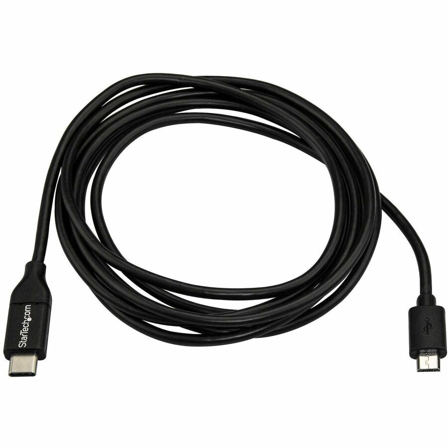StarTech.com 2m 6 ft USB C to Micro USB Cable - M/M - USB 2.0 - USB-C to Micro USB Charge Cable - USB 2.0 Type C to Micro B Cable — USB2CUB2M