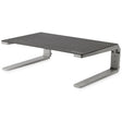 StarTech.com Monitor Riser Stand, For up to 32" (22lb/10kg) Monitor, Monitor Riser, Steel&Aluminum, Monitor Shelf w/ Three Height Settings — MONSTND