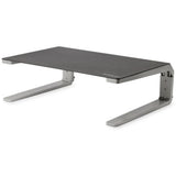 StarTech.com Monitor Riser Stand, For up to 32" (22lb/10kg) Monitor, Monitor Riser, Steel&Aluminum, Monitor Shelf w/ Three Height Settings — MONSTND