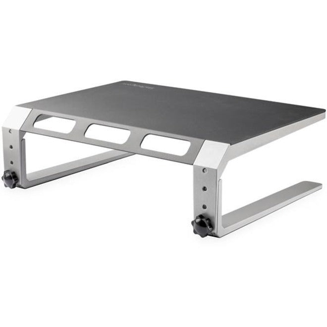 StarTech.com Monitor Riser Stand, For up to 32" (22lb/10kg) Monitor, Monitor Riser, Steel&Aluminum, Monitor Shelf w/ Three Height Settings — MONSTND