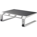 StarTech.com Monitor Riser Stand, For up to 32" (22lb/10kg) Monitor, Monitor Riser, Steel&Aluminum, Monitor Shelf w/ Three Height Settings — MONSTND