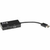 Eaton Tripp Lite Series DisplayPort to VGA/DVI/HDMI All-in-One Converter Adapter - 4K 60 Hz HDMI, DP 1.2 — P136-06N-HDV4K6