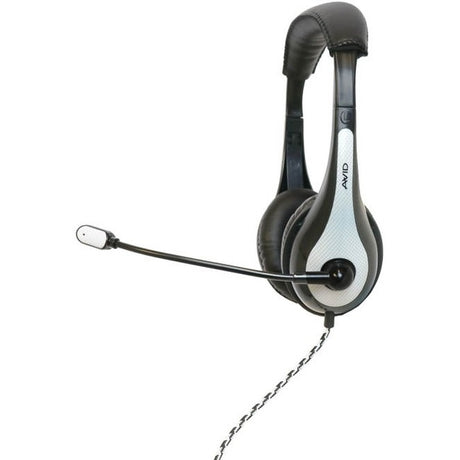 AVID Education AE-36 Headset with Noise Cancelling Microphone and 3.5mm Plug, White — 1EDUAE36WHITE