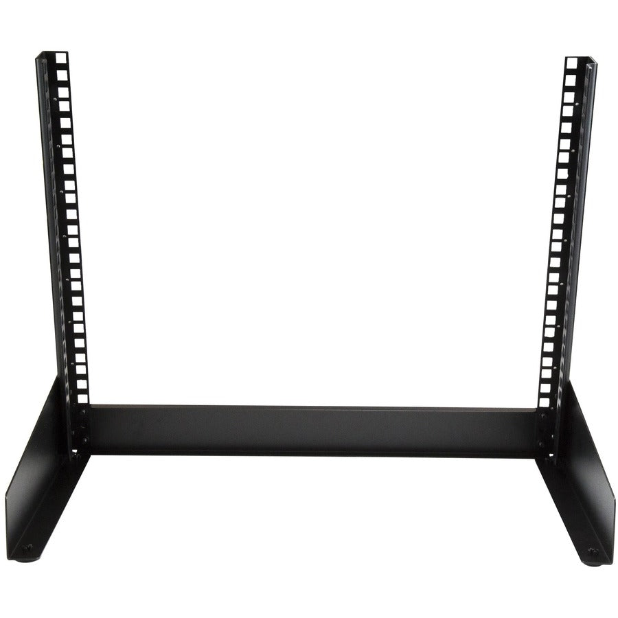 StarTech.com 2-Post 8U Desktop Server Rack, Open Frame 19in Computer Rack, Small Home/Office Rack for AV / Studio / Data / IT Equipment — RK8OD