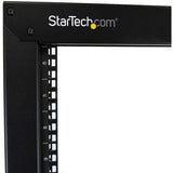 StarTech.com 2-Post 42U Mobile Open Frame Server Rack, Two Post 19in Network Rack with Casters, Rolling Open Rack for AV/Data/IT Equipment — 2POSTRACK42