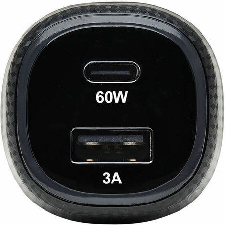 Eaton Tripp Lite Series Dual-Port USB Car Charger, 63W Max - USB-C PD 3.0 Up to 60W, USB-A QC 3.0 Up to 18W — U280-C02-63W-1B