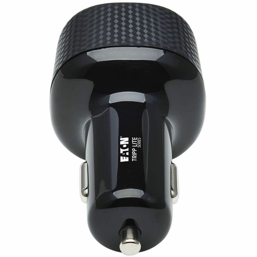 Eaton Tripp Lite Series Dual-Port USB Car Charger, 63W Max - USB-C PD 3.0 Up to 60W, USB-A QC 3.0 Up to 18W — U280-C02-63W-1B